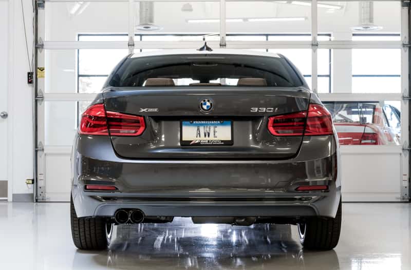 AWE Tuning — AWE Tuning BMW F3X 28i / 30i Touring Edition Axle-Back Exhaust Single Side - 80mm Silver Tips
Touring Exhaust - view 2