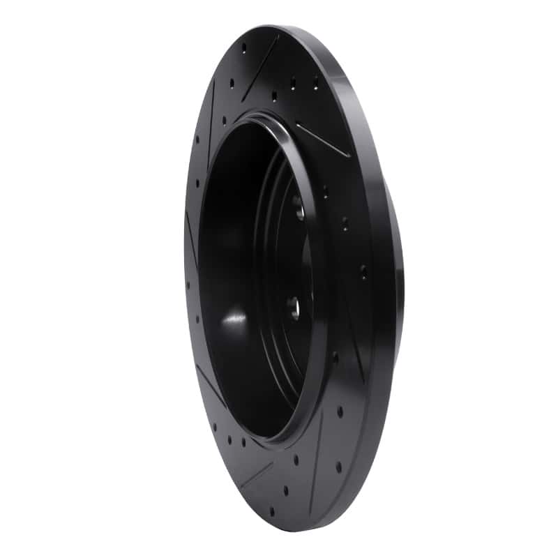 R1 Concepts — R1 11-22 Dodge Durango Rear Right Drilled & Slotted Black Brake Rotor
R1 Brake Rotor Drill - view 4