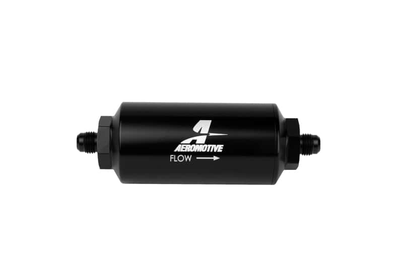 Aeromotive — Aeromotive In-Line Filter - (AN-6 Male) 10 Micron Microglass Element Bright Dip Black Finish
Fuel Filter - view 1