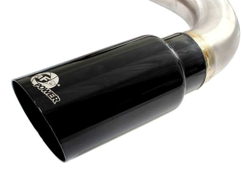 aFe — aFe MACHForce XP SS-304 Black Tip 2.5in Dia Cat Back Exhaust 12-14 BMW 335i (F30) 3.0L (t)
Cat-Back Exhaust - view 6