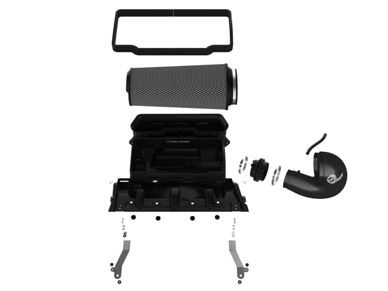 aFe — aFe 21-23 RAM 1500 TRX Track Series Carbon Fiber Cold Air Intake System w/ Pro 5R Filter
Track Series Intake  - view 7