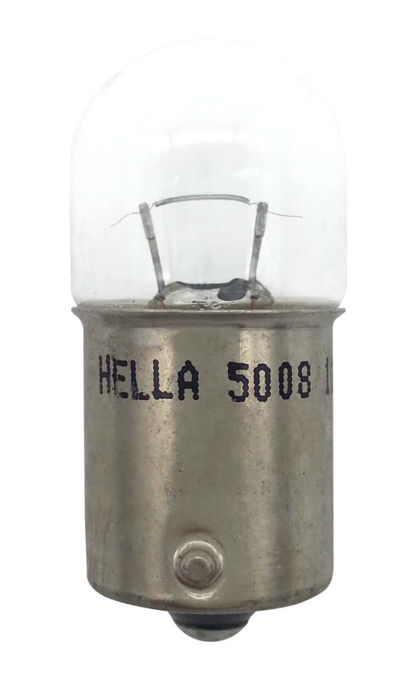 Hella — Hella Bulb 5008 12V 10W BA15s B6
5008 Incan Bulb - view 2