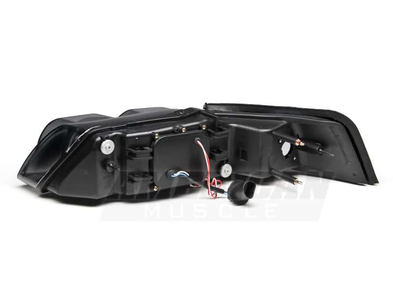 Raxiom — Raxiom 99-04 Ford Mustang Dual LED Halo Projector Headlights- Black Housing (Smoked Lens)
Headlights - view 6