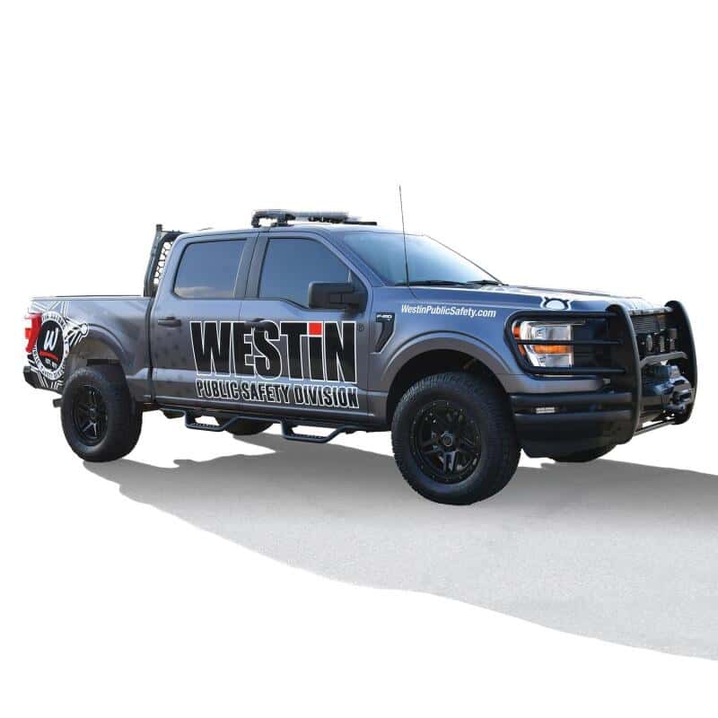 Westin — Westin 15-22 Ford F-150 SuperCrew / 17-22 F-250/350 Crew Cab Outlaw Nerf Step Bars - Textured Black
Nerf Drop Step Bars - view 5
