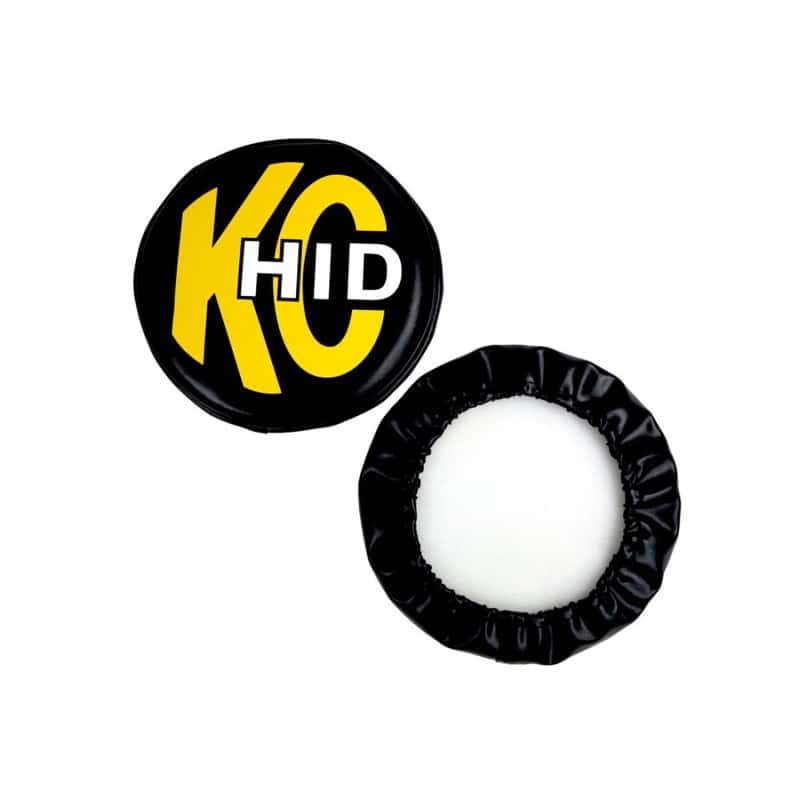 KC HiLiTES — KC HiLiTES 8in. Round Soft Cover HID (Pair) - Black w/Yellow Brushed KC Logo
Accessories - view 5