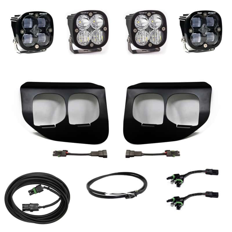 Baja Designs — Baja Designs Ford Super Duty (20-On) Fog Lights Dual FPK SAE/Pro DC Baja Designs w/Upfitter - view 2