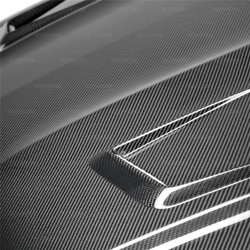 Seibon — Seibon 12-14 Mercedes C-Class GT Style Carbon Fiber Hood - view 13