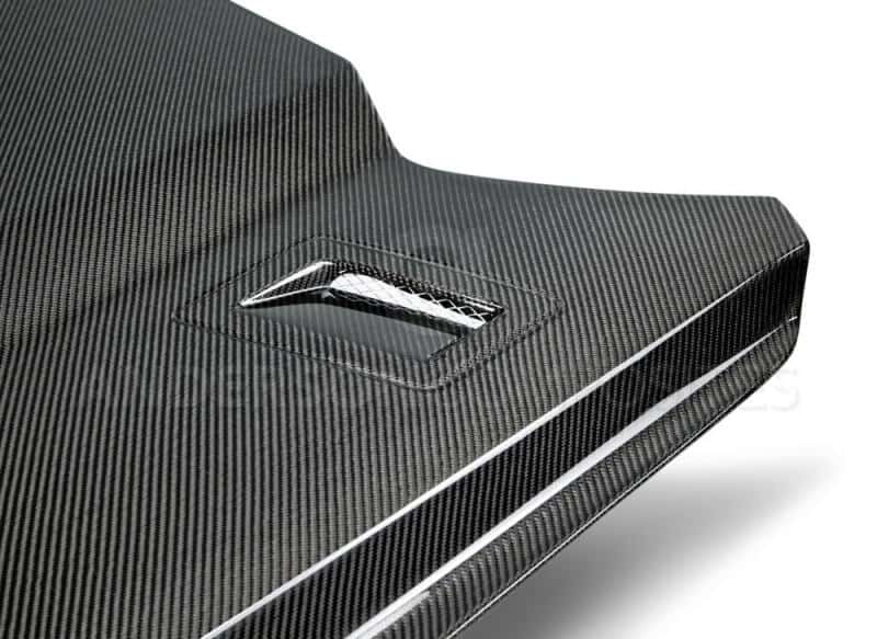 Anderson Composites — Anderson Composites 15-17 Ford Mustang (Excl. GT350/GT350R) Type-G Double Sided Hood - view 5