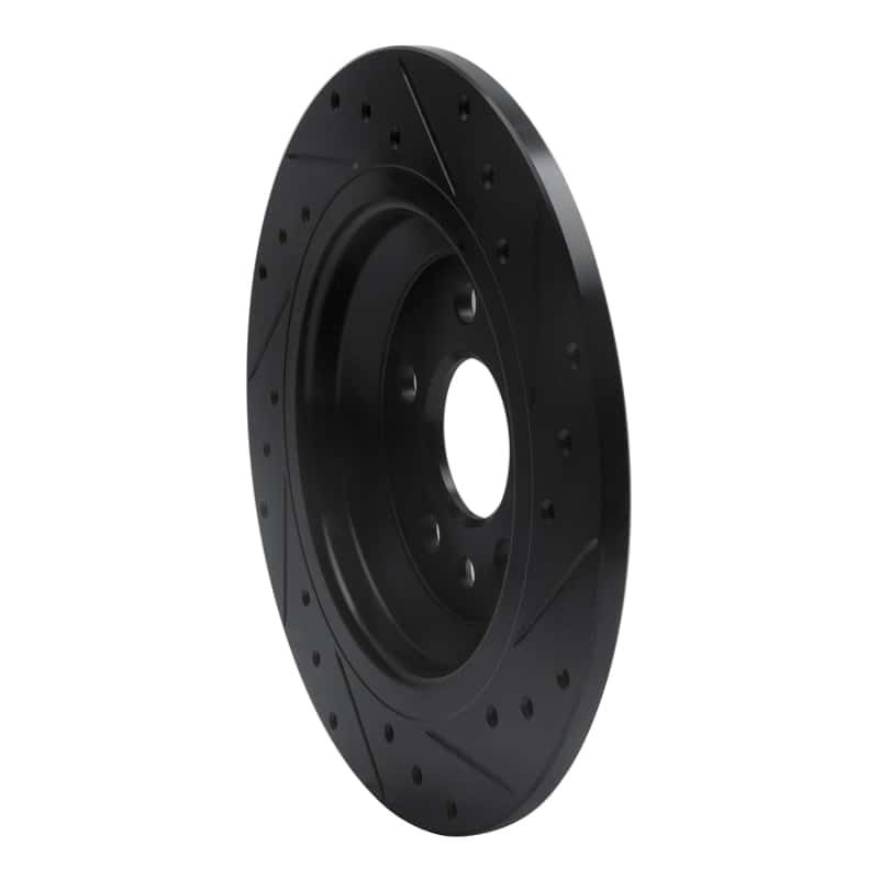 R1 Concepts — R1 07-18 Volvo V60 Cross Country Rear Left Drilled & Slotted Black Brake Rotor
R1 Brake Rotor Drill - view 4