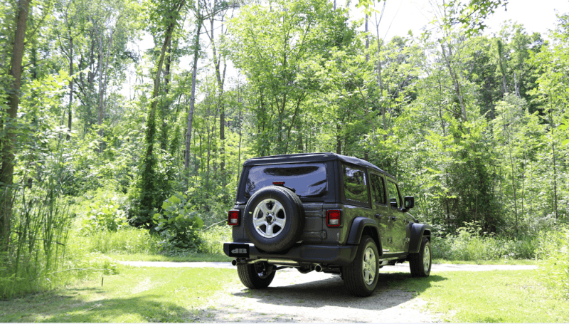 CORSA Performance — Corsa 2018-2025 Jeep Wrangler JL 2.5in Dual Rear Exit Black Tips Sport Axle-Back Exhaust
cor21014BLK
Exhaust - view 5