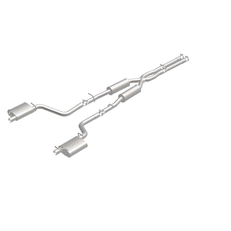 Magnaflow — MagnaFlow Cat-Back SS 2.5in Dual Split Rear Exit (OEM Tips) 15-16 Dodge/Chrysler Charger/300 5.7L V8
Cat-Back - view 26