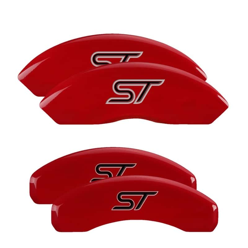 MGP — MGP 4 Caliper Covers Engraved Front & Rear No Bolts/St Red Finish Silver Char 2018 Ford Fusion
Caliper Covers - view 1