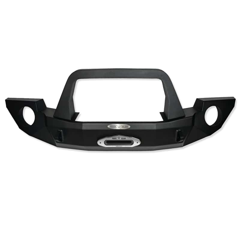 Rock Slide Engineering — Rock Slide 07-18 Jeep JK 2-4 Door Rigid Full Front Bumper / Complete With Winch Plate
Full Front Bumper - view 1