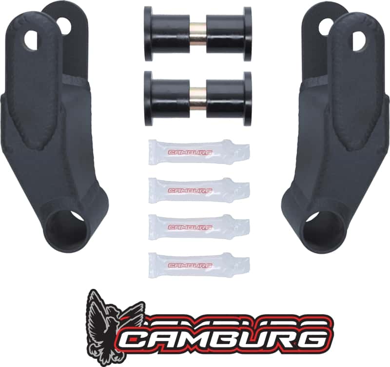 Camburg — Camburg 10-14 Ford Raptor/ 04-14 F-150 / 80-96 F-150 4wd / 80-96 Bronco MIG Shackles (1.5in. extnd)
Shackle Kit - view 4