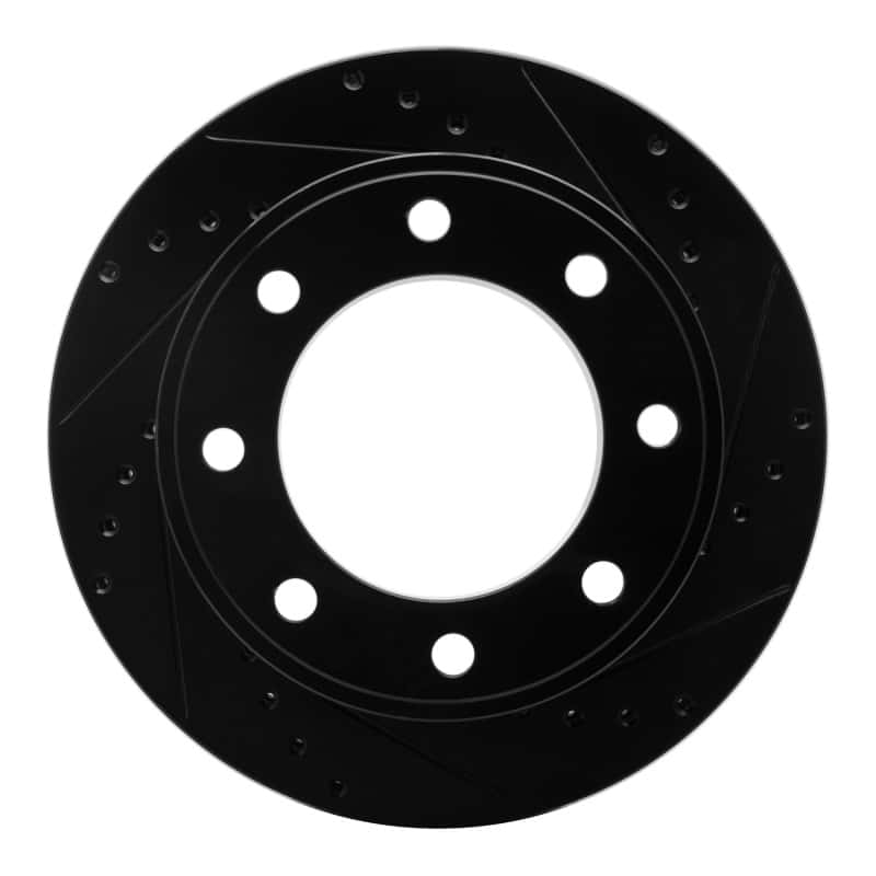 R1 Concepts — R1 05-12 Ford F-350 Super Duty 4WD Rear Right Drilled & Slotted Black Brake Rotor
R1 Brake Rotor Drill - view 1