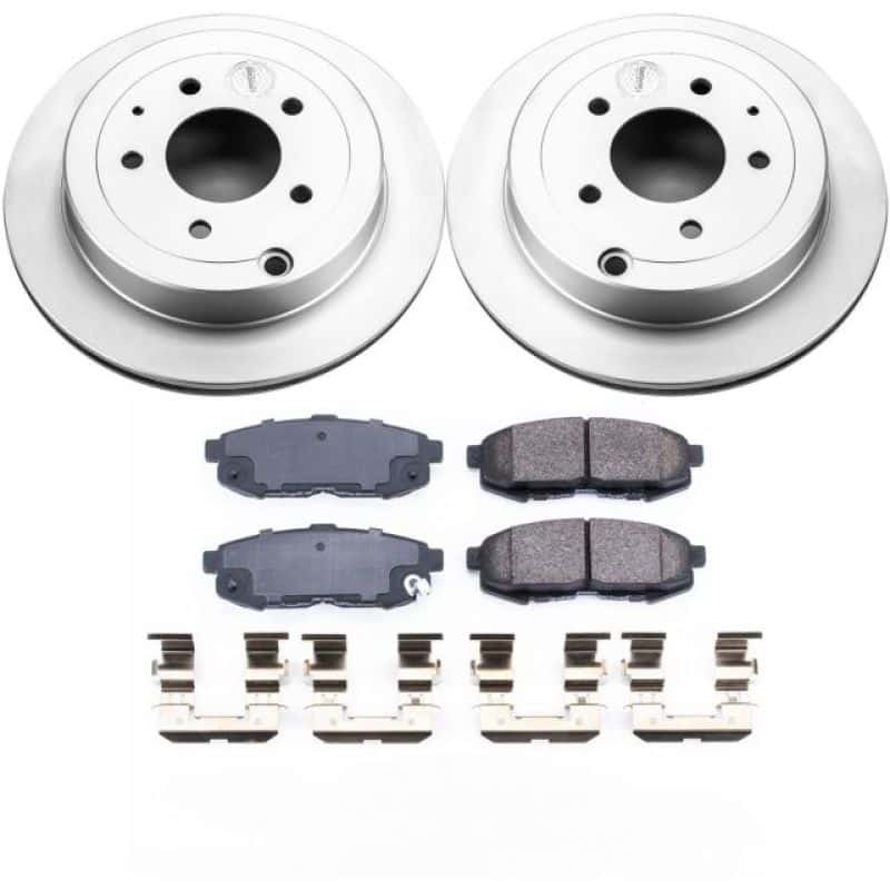 PowerStop — Power Stop 04-06 Mazda MPV Rear Z17 Evolution Geomet Coated Brake Kit - view 1
