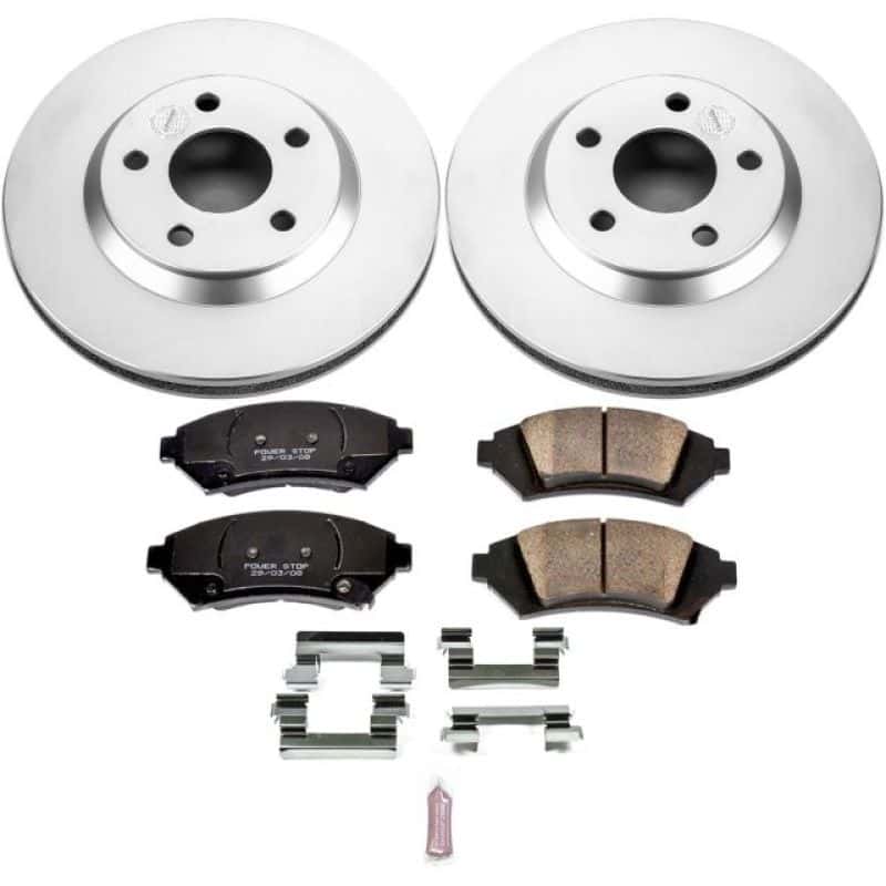 PowerStop — Power Stop 2005 Buick LeSabre Front Z17 Evolution Geomet Coated Brake Kit - view 1