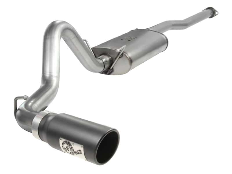 aFe — aFe MACHForce XP Exhausts Cat-Back SS-409 EXH CB Toyota Tacoma 05-13 V6-4.0L (Blk Tip)
Cat-Back Exhaust
ExhstSysKt - view 1