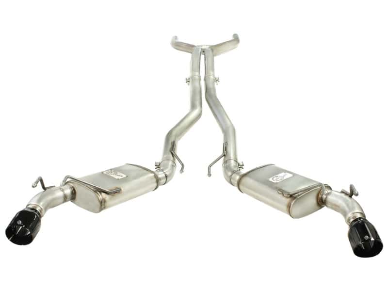 aFe — aFe MACHForce XP Exhaust 3in Stainless Stee CB/10-13 Chevy Camaro V8-6.2L (td) (gloss blk tip)
Cat-Back Exhaust
EXH Cat-Back - view 3