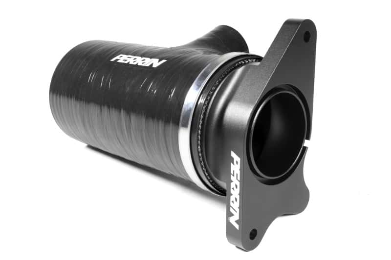 Perrin Performance — PERRIN 22-24 Subaru WRX / 20-25 LGT & OBXT Turbo Inlet Hose w/Turbo Adapter Flange (Short) - Black - view 7