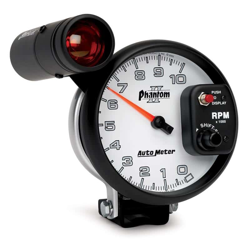 AutoMeter — Autometer 5 inch Pedestal Mount 10000 RPM Shift-Lite Tachometer
5" TACH, 10,000 RPM, - view 7