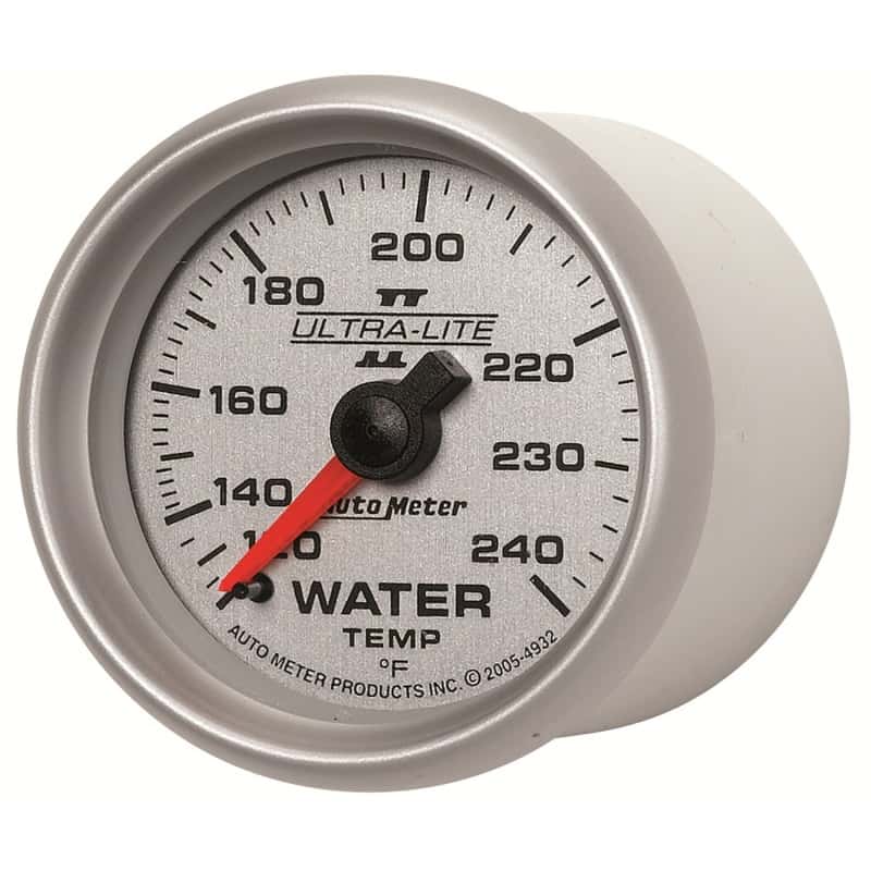 AutoMeter — Autometer Ultra-Lite II 52mm 120-240 Deg F Mechanical Water Temp Gauge
2-1/16" WATER TEMP, - view 7