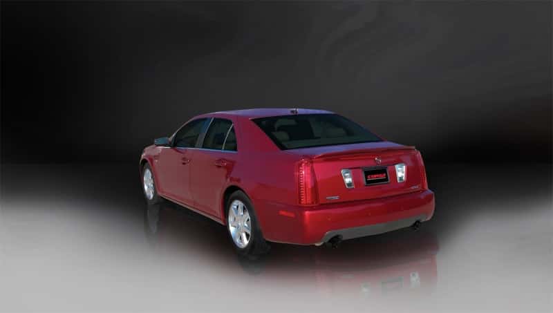 CORSA Performance — Corsa 2005-2007 Cadillac STS 4.6L 2.5in Axle-Back Dual Rear w Single 4in Black Pro-Series Tips
Exhaust - view 6