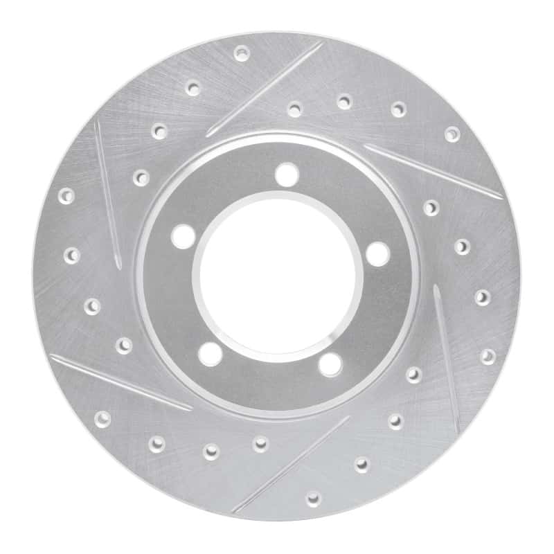R1 Concepts — R1 79-83 Toyota Pickup Front Left Drilled & Slotted Silver Brake Rotor
R1 Brake Rotor Drill - view 1