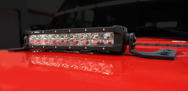 Go Rhino — Go Rhino 18-20 Jeep Wrangler JL/JLU/Gladiator JT Light Mount - 10in Single Row
Center Hood Mount - view 2