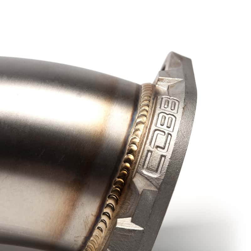 COBB — Cobb 08-15 Mitsubishi Evo X/09-15 Mitsubishi Ralliart 3in. 304 SS Downpipe - view 2