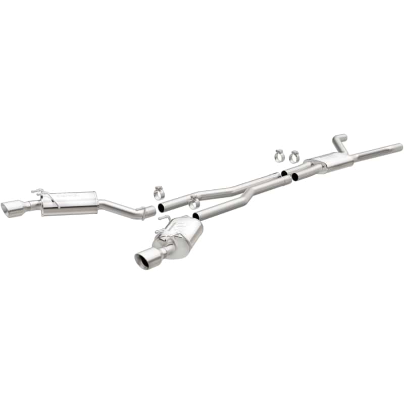 Magnaflow — MagnaFlow Cat-Back Stainless Dual Split Rear Exit 4in Polished Tips 11-15 Chevy Camaro 3.6L V6
Cat-Back - view 8
