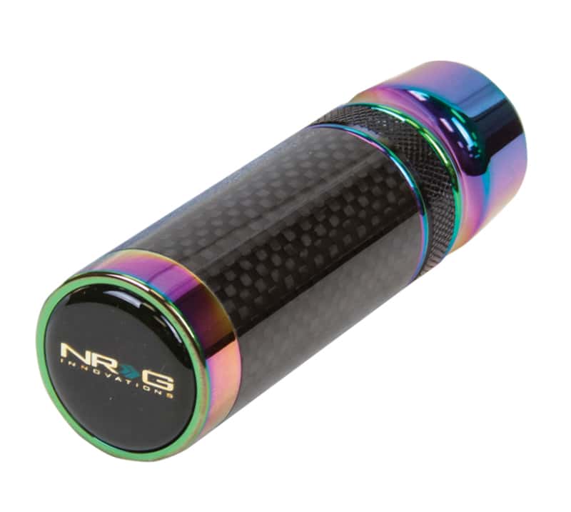 NRG — NRG Slimboy Adjustable Shift Knob (M10X1.25) Nissan / Mazda / Toyota - Carbon Fiber / Neochrome - view 2