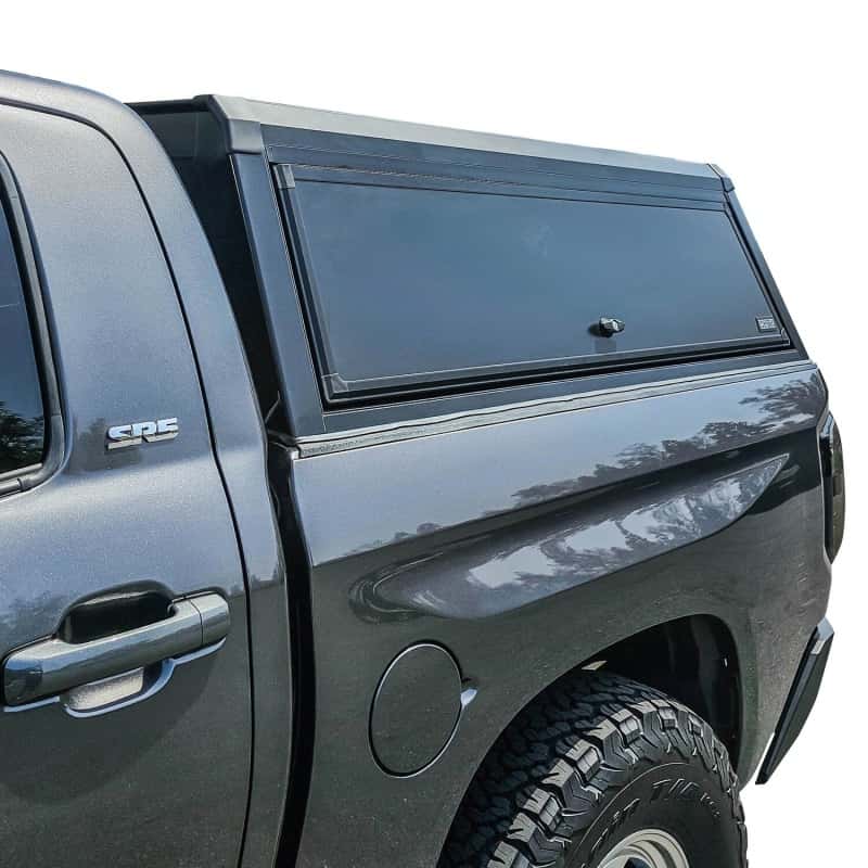 Westin — Westin EXP Truck Cap COMPLETE KIT A + BS (07-21 Toyota Tundra CrewMax 5.5ft. Bed) - Black - view 5