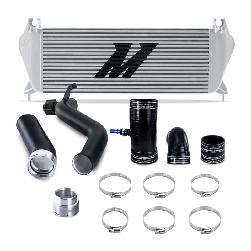 Mishimoto — Mishimoto 19+ Ford Ranger 2.3L EcoBoost Intercooler Kit - Silver + MWBK Pipes - view 1
