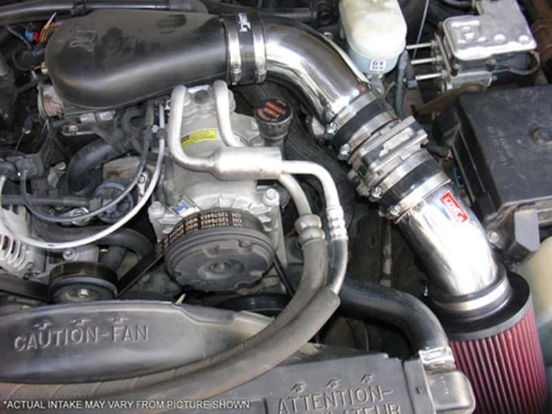 Injen — Injen 94-04 S10 Sonoma Jimmy Blazer 4.3L V6 Wrinkle Black Power-Flow Air Intake System
Short Ram Intake
Air Intake Kit - view 5