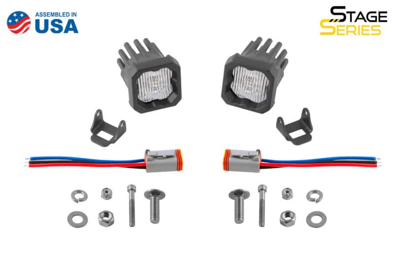 Diode Dynamics — Diode Dynamics Stage Series C1 LED Pod - White SAE Fog Standard ABL (Pair) - view 4