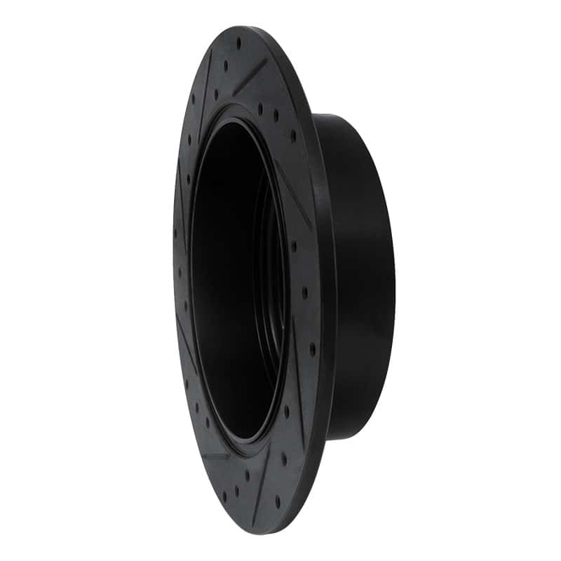 R1 Concepts — R1 04-05 Toyota RAV4 Rear Right Drilled & Slotted Black Brake Rotor
R1 Brake Rotor Drill - view 4