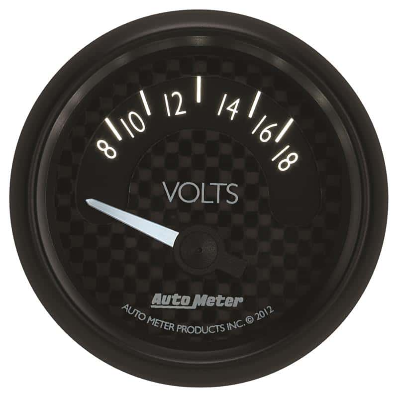 AutoMeter — Autometer GT Series 52mm Short Sweep Electronic 8-18 Volts Voltmeter
2-1/16" VOLTMETER, 8 - view 4