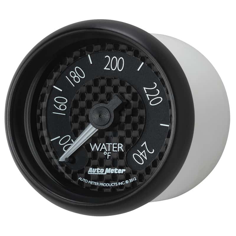 AutoMeter — Autometer GT Series 52mm Mechanical 120-240 Deg F Water Temperature Gauge
2-1/16" WATER TEMP, - view 8