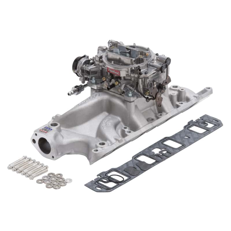 Edelbrock — Edelbrock Manifold And Carb Kit Performer RPM Small Block Ford 289-302 Natural Finish
POWER PKG - view 5