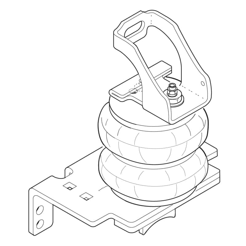 Firestone — Firestone Ride-Rite Air Helper Spring Kit Rear 05-07 Ford F250/F350 2WD (W217602398)
SuspLoadLvlingKt
Ride-Rite Kit - view 2