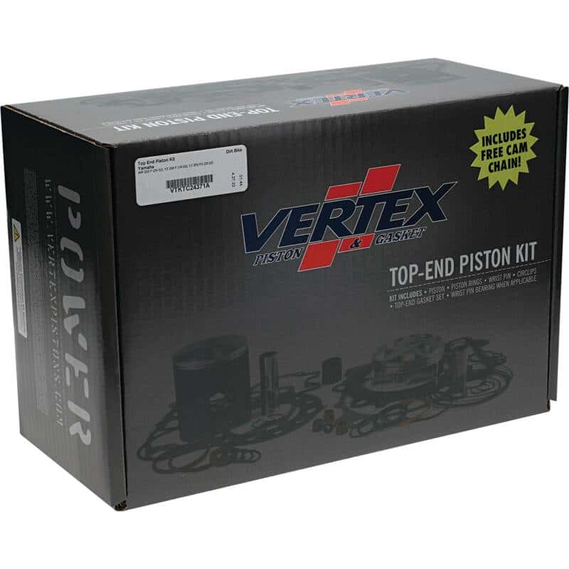 Vertex Pistons — Vertex Piston 20-23 Yamaha WR 250 F 250cc Top End Piston Kit - view 5