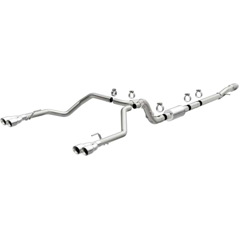 Magnaflow — MagnaFlow 2019 Chevrolet Silverado 1500 Quad Exit Polished Stainless Cat-Back Exhaust
Cat-Back - view 2