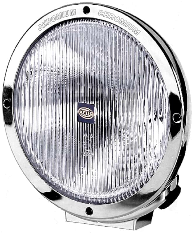 Hella — Hella Rallye 4000 Series Chrome Euro Beam 12V Halogen Lamp with Position Lamp - view 3