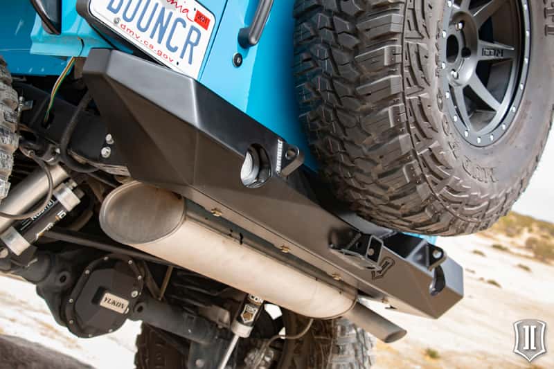ICON — ICON 07-18 Jeep Wrangler JK Pro Series 2 Rear Bumper w/Hitch/Tabs
REAR BUMPER - view 5