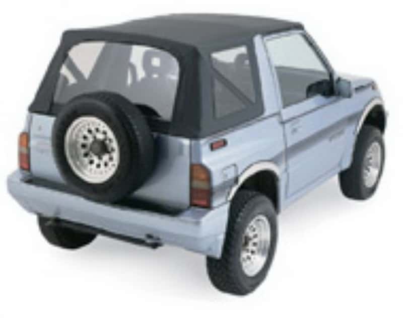 Rampage — Rampage 1995-1998 Geo Tracker Soft Top OEM Replacement - Black Denim
Fctry Rplcmnt Sft Tp
Top-Soft - view 2