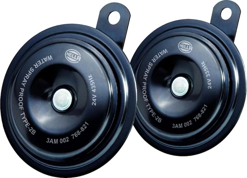 Hella — Hella Horn Kit Bx Blk Disc 92Mm 24V Univ - view 1