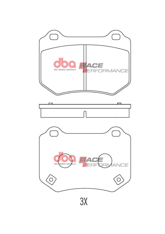 DBA — DBA 18-21 Subaru WRX STI Rear RP Performance Brake Pads
Brake Pad - view 2