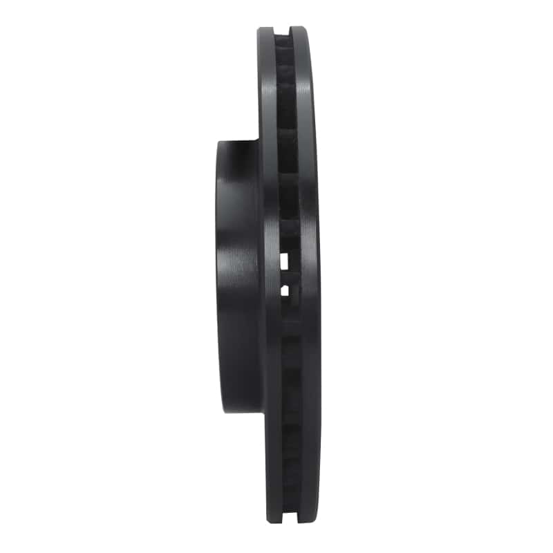 R1 Concepts — R1 99-01 Infiniti I30 Front Left Drilled & Slotted Black Brake Rotor
R1 Brake Rotor Drill - view 3