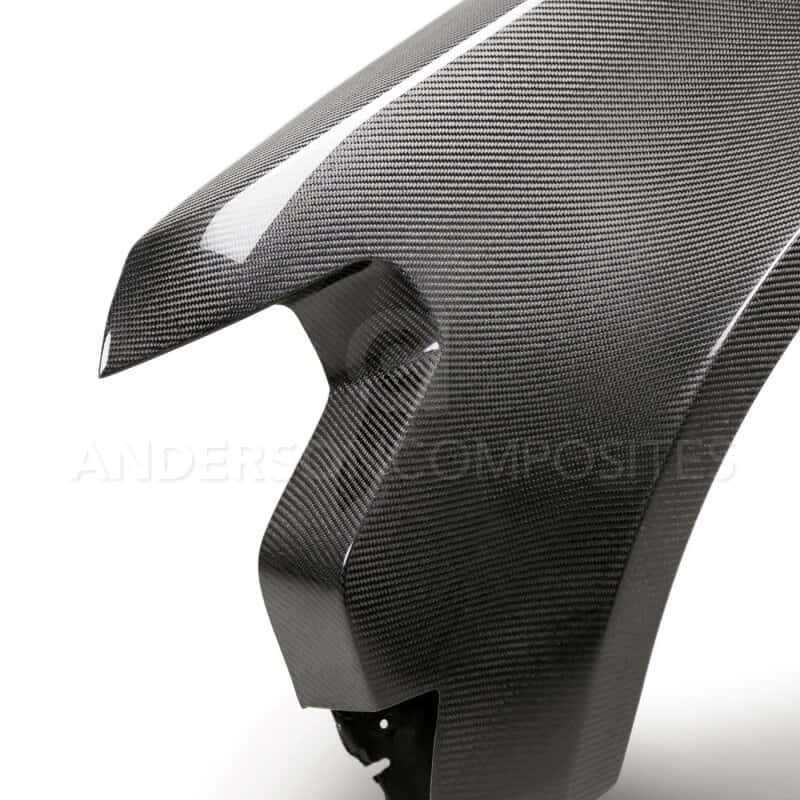 Anderson Composites — Anderson Composites 17-18 Ford Raptor Type-Wide Carbon Fiber Front Fenders (Pair) - view 6